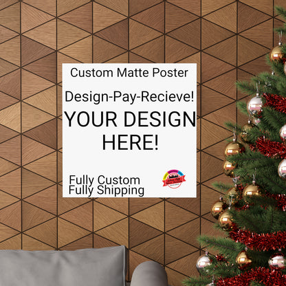 Matte Vertical Posters - Elegant Wall Art for Every Space