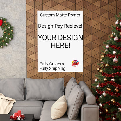 Matte Vertical Posters - Elegant Wall Art for Every Space