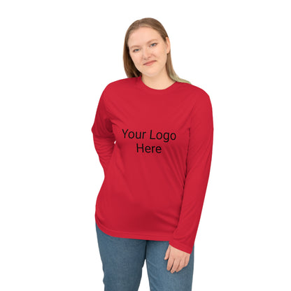 Custom One Sided Unisex Performance Long Sleeve Shirt