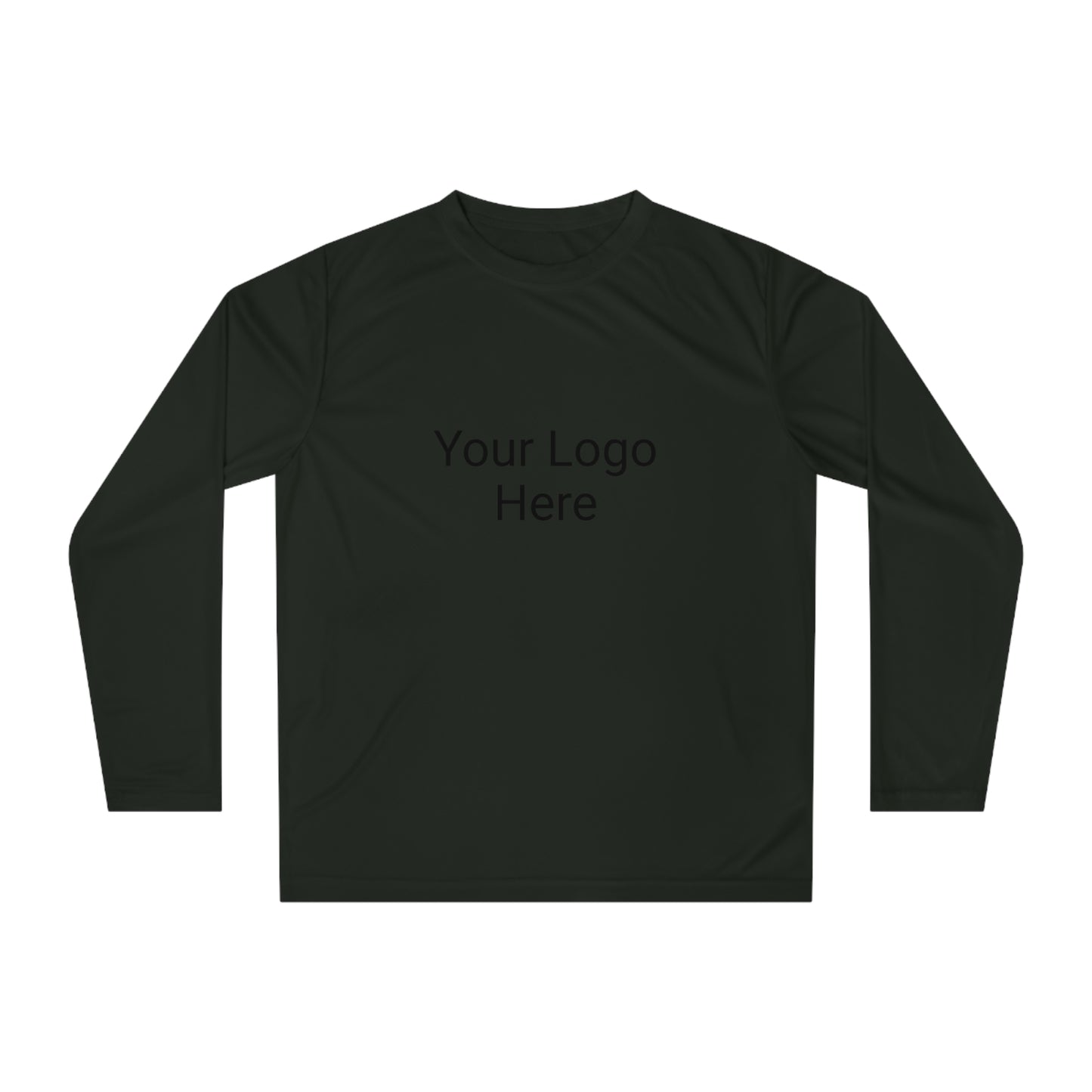 Custom One Sided Unisex Performance Long Sleeve Shirt