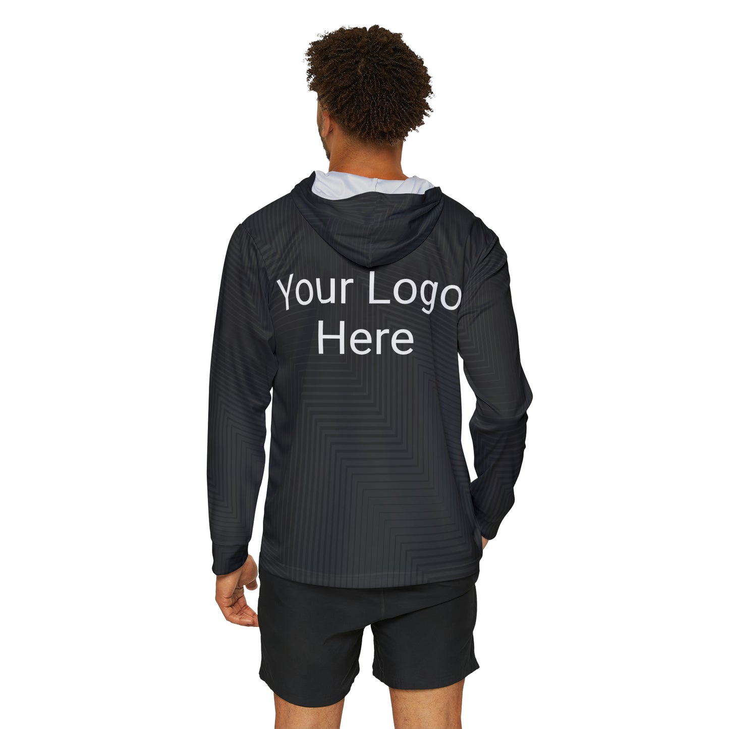 Custom Full Sublimation Men's Sports Warmup Hoodie (AOP) Fast Shipping