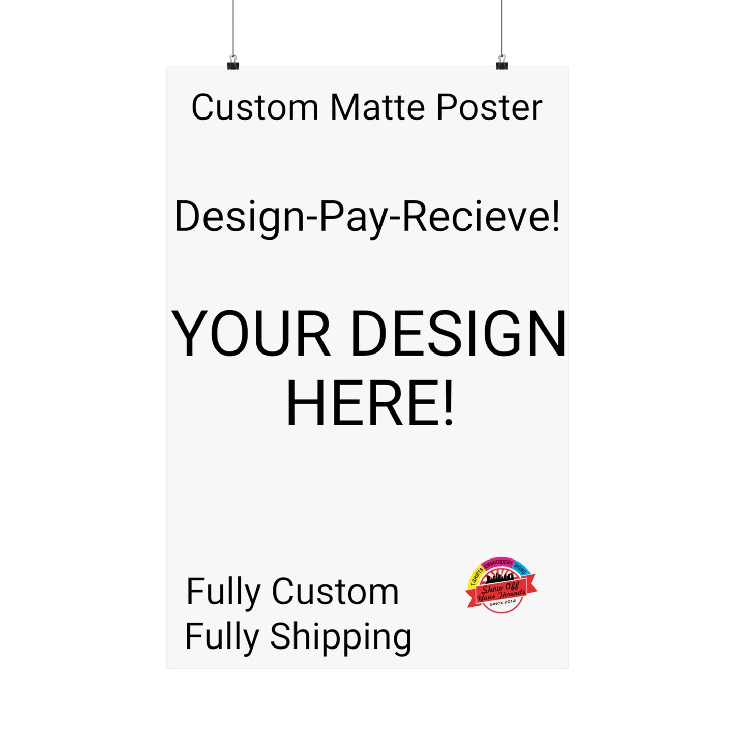Custom Retail Advertising Posters - Engage and Attract Customers