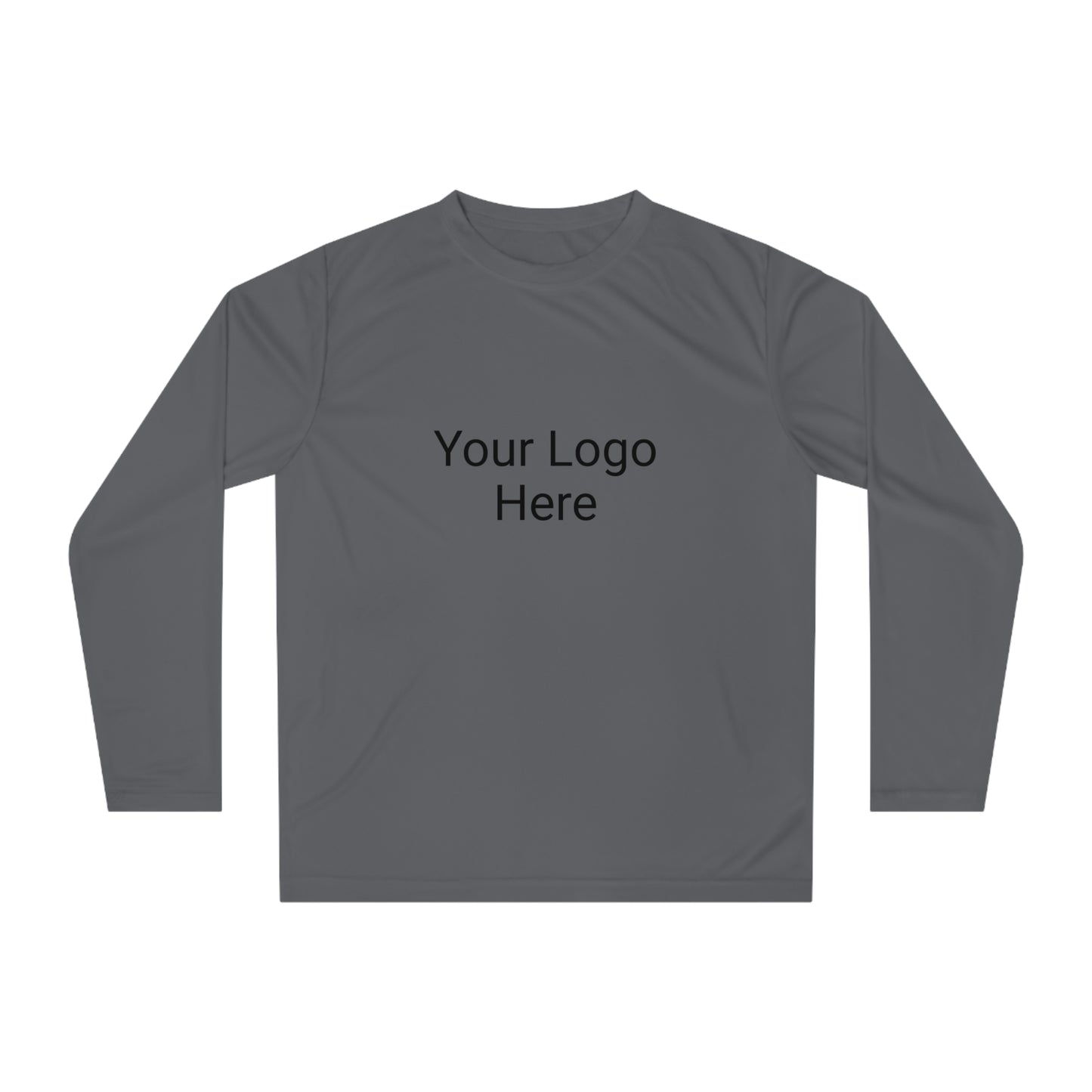 Custom One Sided Unisex Performance Long Sleeve Shirt