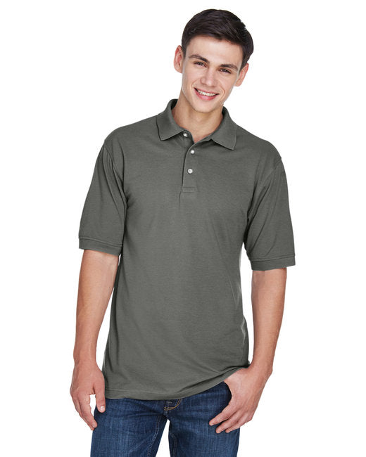 Custom Wrinkle-Resistant Men’s Polo – Soft, Easy Blend Fabric