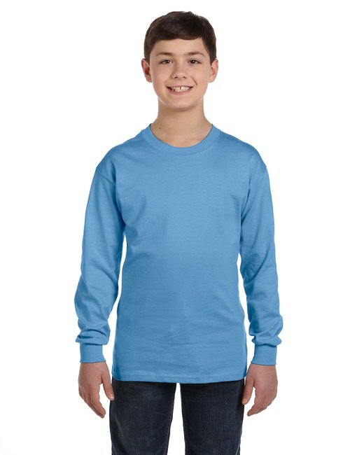 Gildan Youth Heavy Cotton™ Long-Sleeve T-Shirt – Durable, Comfortable, & Perfect for Any Occasion