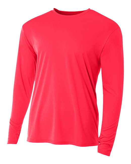 A4 Men's Cooling Performance Long Sleeve T-Shirt – Ultimate Comfort and Durability