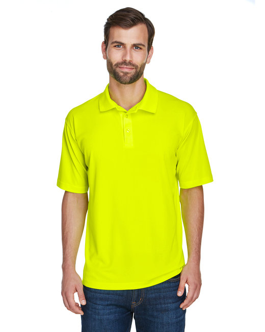 UltraClub Men's Cool & Dry Mesh Piqué Polo – Moisture-Wicking & UV Protection