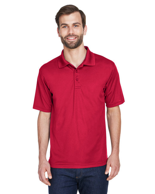 UltraClub Men's Cool & Dry Mesh Piqué Polo – Moisture-Wicking & UV Protection