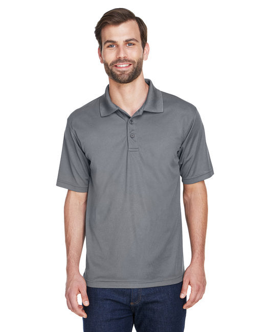 UltraClub Men's Cool & Dry Mesh Piqué Polo – Moisture-Wicking & UV Protection