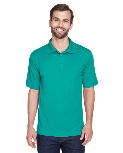 UltraClub Men's Cool & Dry Mesh Piqué Polo – Moisture-Wicking & UV Protection