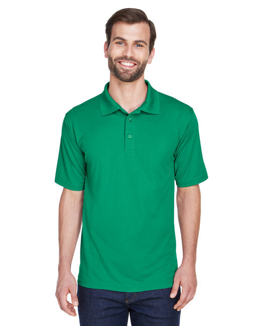 UltraClub Men's Cool & Dry Mesh Piqué Polo – Moisture-Wicking & UV Protection