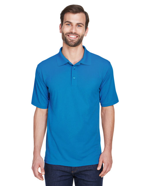 UltraClub Men's Cool & Dry Mesh Piqué Polo – Moisture-Wicking & UV Protection