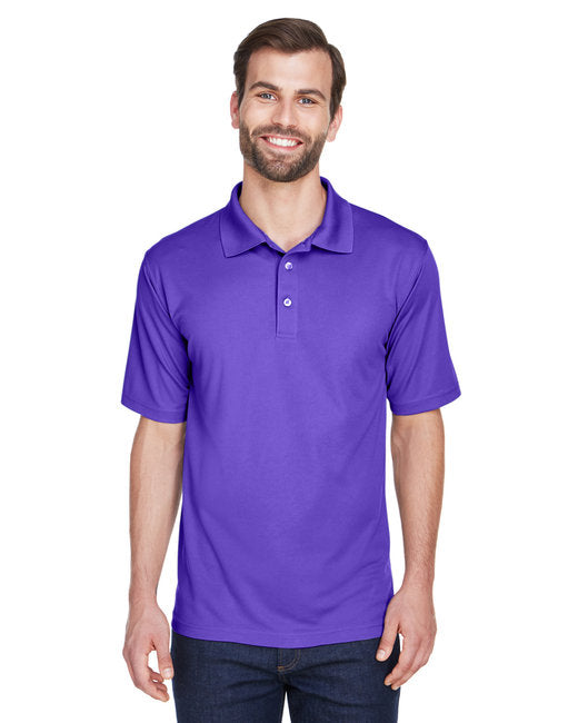 UltraClub Men's Cool & Dry Mesh Piqué Polo – Moisture-Wicking & UV Protection