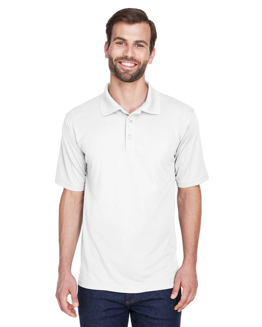 UltraClub Men's Cool & Dry Mesh Piqué Polo – Moisture-Wicking & UV Protection