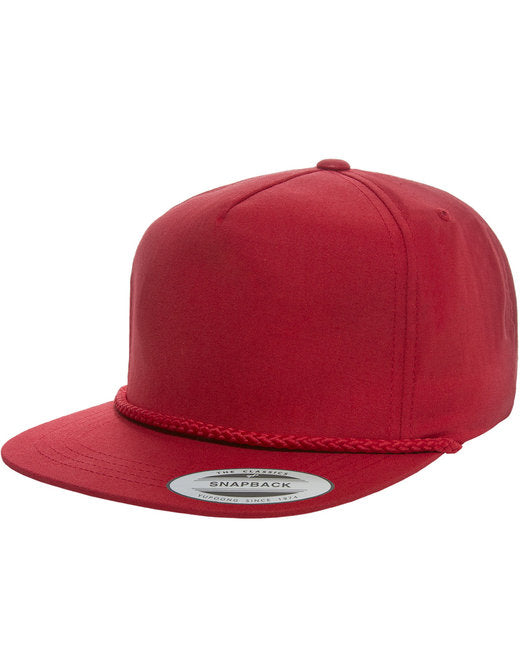 YP Classics Poplin Golf Snapback Cap – Perfect for Custom Branding