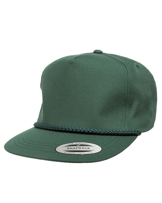 YP Classics Poplin Golf Snapback Cap – Perfect for Custom Branding