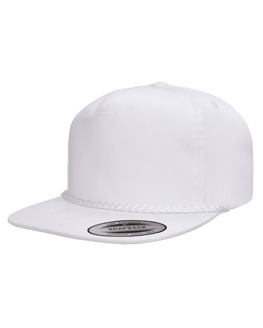 YP Classics Poplin Golf Snapback Cap – Perfect for Custom Branding