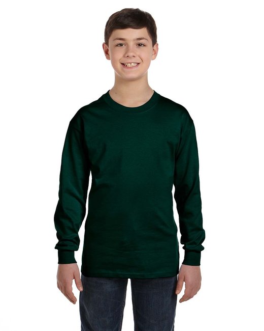 Gildan Youth Heavy Cotton™ Long-Sleeve T-Shirt – Durable, Comfortable, & Perfect for Any Occasion