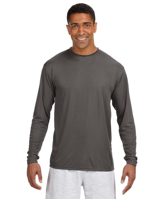 A4 Men's Cooling Performance Long Sleeve T-Shirt – Ultimate Comfort and Durability