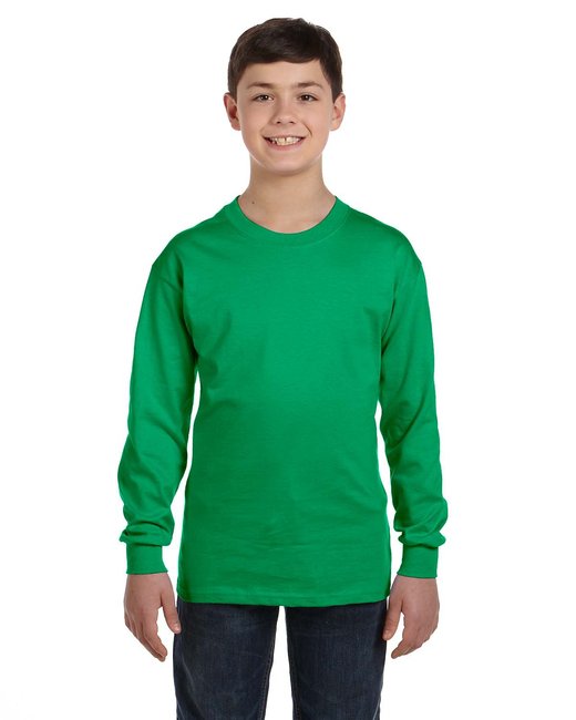 Gildan Youth Heavy Cotton™ Long-Sleeve T-Shirt – Durable, Comfortable, & Perfect for Any Occasion