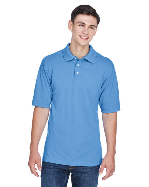 Custom Wrinkle-Resistant Men’s Polo – Soft, Easy Blend Fabric