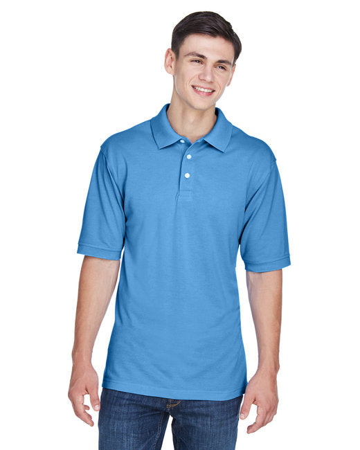 Custom Wrinkle-Resistant Men’s Polo – Soft, Easy Blend Fabric