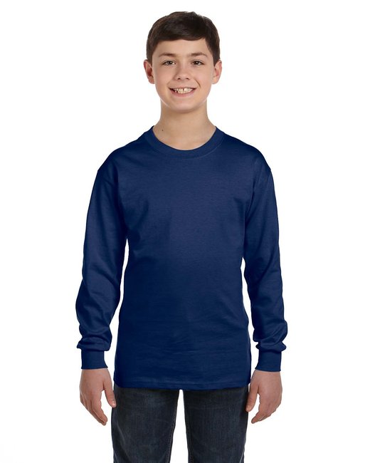 Gildan Youth Heavy Cotton™ Long-Sleeve T-Shirt – Durable, Comfortable, & Perfect for Any Occasion