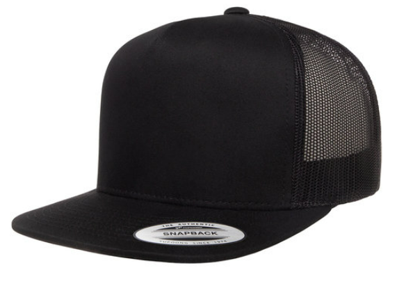 Yupoong Adult 5-Panel Classic Trucker Cap - High-Profile & Structured