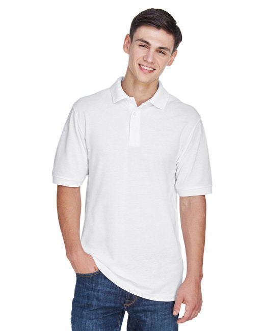 Custom Wrinkle-Resistant Men’s Polo – Soft, Easy Blend Fabric