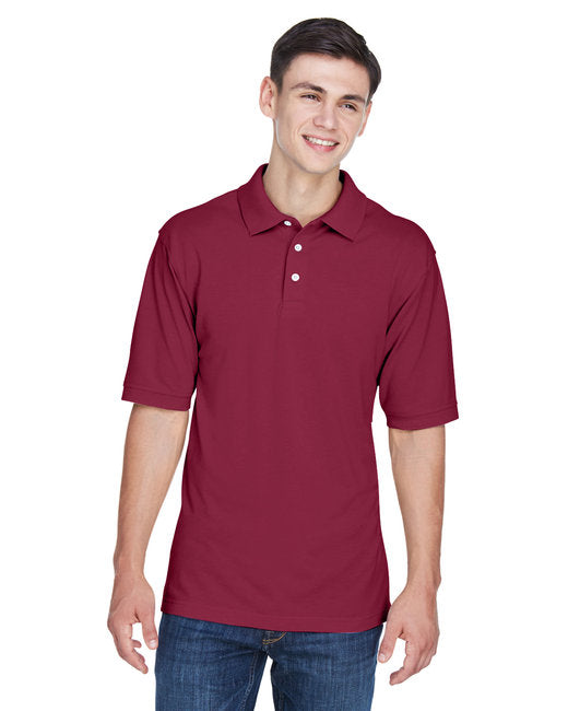 Custom Wrinkle-Resistant Men’s Polo – Soft, Easy Blend Fabric