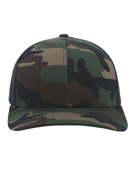 Custom Snapback Camo Trucker Cap – Structured with Online Embroidery