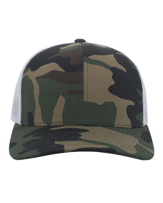 Custom Snapback Camo Trucker Cap – Structured with Online Embroidery