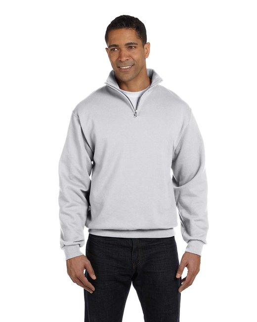 Custom Quarter-Zip Cadet Collar Sweatshirt – Smooth & Sustainable