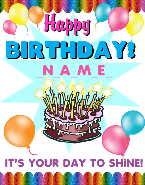 Birthday Celebration Posters – Custom Designs for Parties