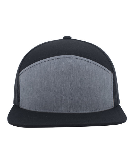 Custom Arch Trucker Snapback Cap – Full Profile with Embroidery Ready