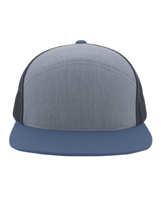 Custom Arch Trucker Snapback Cap – Full Profile with Embroidery Ready