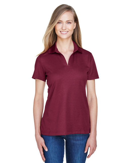 Custom Women’s Luxury Performance Polo – Soft, Moisture-Wicking Fabric