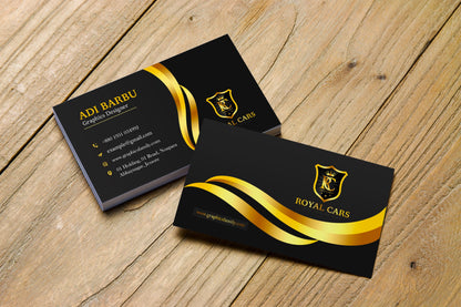 Standard Professional Business Cards – Clean, Classic Design