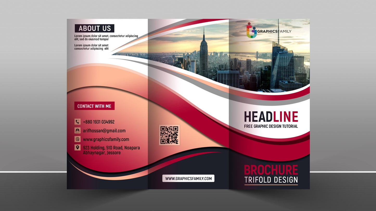 Customizable Tri-Fold Brochures – Ideal for Events and Promotions