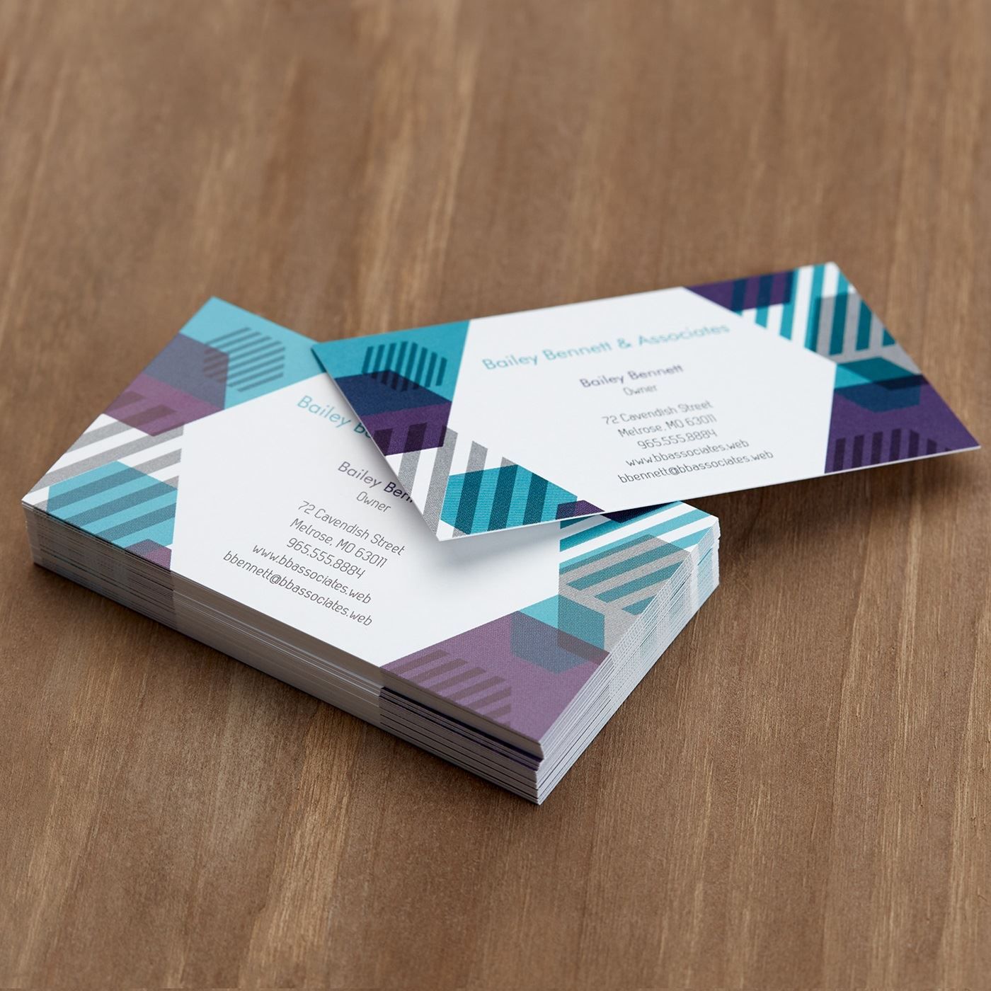 Standard Professional Business Cards – Clean, Classic Design