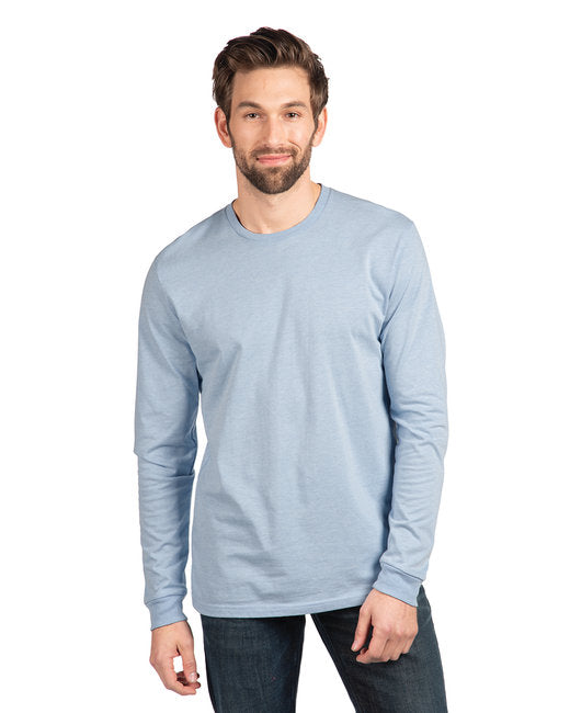 Custom Unisex CVC Long-Sleeve T-Shirt for Men & Women – Soft & Sustainable