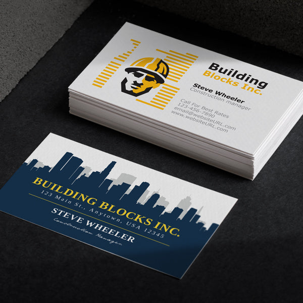 Construction Business Cards – Functional and Easy to Read