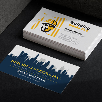 Construction Business Cards – Functional and Easy to Read