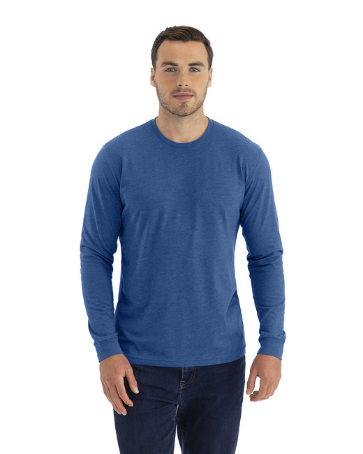 Custom Unisex CVC Long-Sleeve T-Shirt for Men & Women – Soft & Sustainable