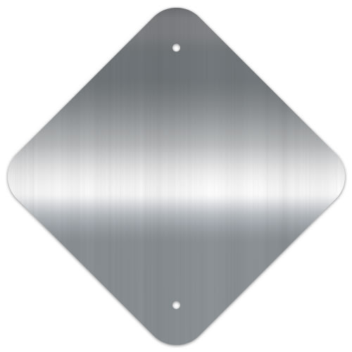 Custom .080 Aluminum Signs – Diamond Shape | Durable, Traffic-Grade, and Custom-Ready