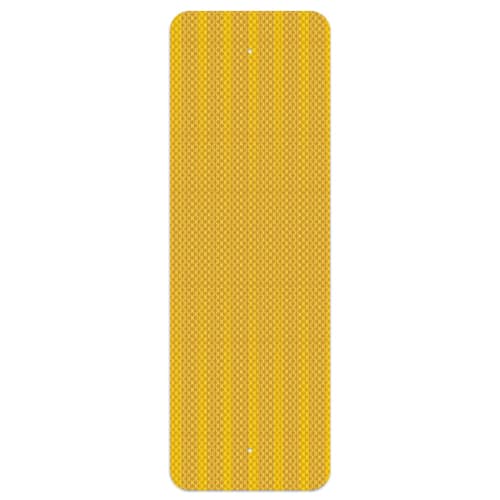 Custom .080 Yellow Reflective Aluminum Signs – Radius Corners, 2 Holes, HIP Grade