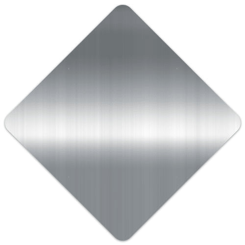 Custom .080 Aluminum Signs – Diamond Shape | Durable, Traffic-Grade, and Custom-Ready