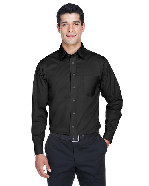 Custom Stretch Twill Shirt – Non-Iron, Stain-Release & Active Fit