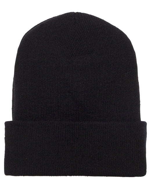 Custom Cuffed Knit Beanie – Soft Acrylic Knit, Embroidery-Ready