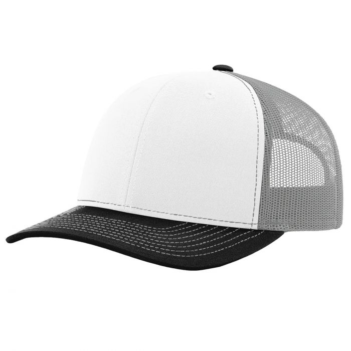 112 Richardson Trucker Snapback – Custom Mid-Profile Mesh Cap for Embroidery or Branding